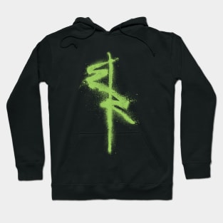 Edgerunners Symbol - Spray Paint Graffiti Style Hoodie